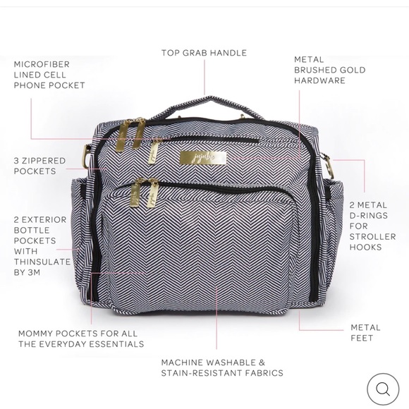 Jujube Queen of the Nile diaperbag - Picture 12 of 13